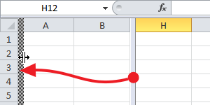 Dividir la ventana de Excel : eliminar la división en dos paneles verticales